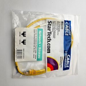 3 ft Cat 5e Crossover Network Patch Cable